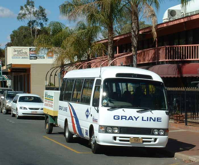 Gray Line Toyota Coaster MO1681